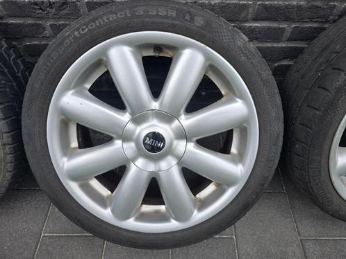 Mini Cooper velgen 17 inch 4x100 runflat, Auto-onderdelen, Banden en Velgen, Banden en Velgen, Zomerbanden, 17 inch, 205 mm, Personenwagen