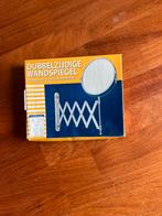 Dubbelzijdige Wandspiegel - Uittrekbaar, Minder dan 50 cm, Rond, Nieuw, Ophalen of Verzenden