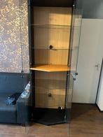 Gratis vitrinekast met verlichting - snel ophalen!, Ophalen, Met plank(en), Gebruikt, 200 cm of meer