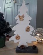 Houten stander: model kerstboom - kerstdecoratie - hout - de, Ophalen of Verzenden, Gebruikt