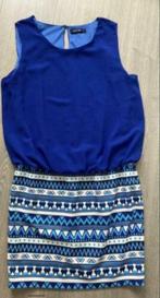 NIEUW Prachtig blauw jurkje , maat L 42 44, Ophalen, Blauw, Maat 42/44 (L), Nieuw