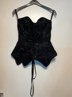 Sacrifice Corset - Maat S - Rijgsluiting, Ophalen of Verzenden, Zwart, Body of Korset