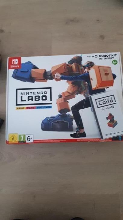 Labo Toy-Con 02: Robot Kit, Switch, Spelcomputers en Games, Games | Nintendo Switch, Zo goed als nieuw, Platform, 1 speler, Vanaf 3 jaar