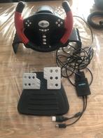 F1 micro race stuur en came joystick, Computers en Software, Verzenden, Zo goed als nieuw