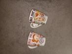 2x blond cafe mokken, Huis en Inrichting, Ophalen of Verzenden, Aardewerk, Blond Amsterdam, Kop(pen) en/of Schotel(s)