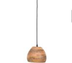 Twee houten Dutchbone hanglampen, Ophalen of Verzenden, Zo goed als nieuw, Hout, Minder dan 50 cm