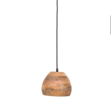 Twee houten Dutchbone hanglampen  beschikbaar voor biedingen