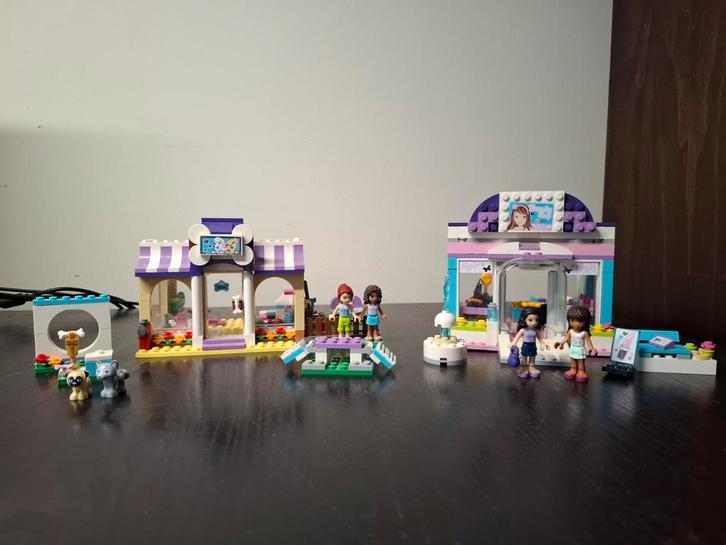 Lego Friends Schoonheidssalon 3187 en Puppydagverblijf 41124, Kinderen en Baby's, Speelgoed | Duplo en Lego, Ophalen of Verzenden