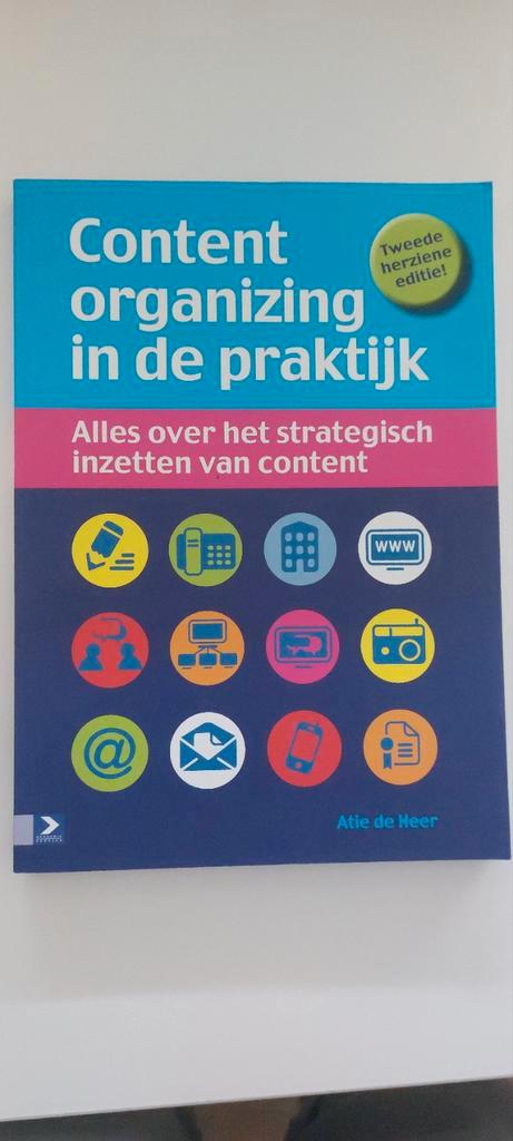 Atie de Heer - Content organizing in de praktijk, Boeken, Informatica en Computer, Zo goed als nieuw, Ophalen of Verzenden