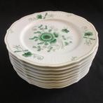 9x ontbijtbord lunchbord August Warnecke Nikko Grün bord, Nieuw, Ophalen of Verzenden, Bord(en), Overige stijlen