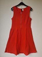Zomerse oranje jurk, maat M, Maat 38/40 (M), H&M, Oranje, Ophalen of Verzenden