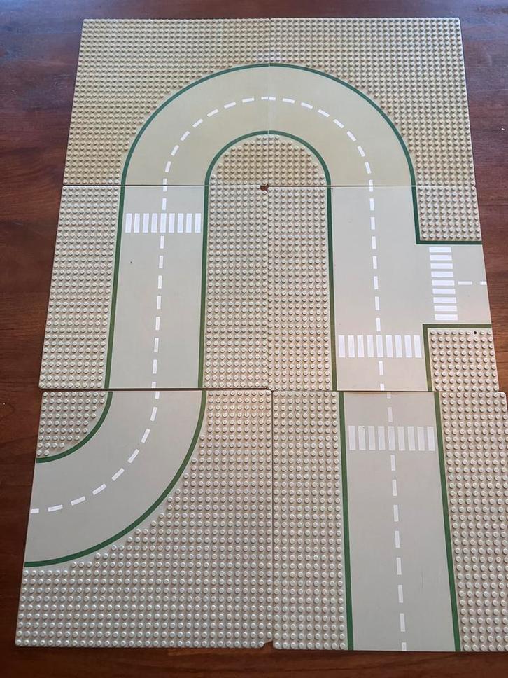 Lego 6 bouwplaten dorp of stad DD, Kinderen en Baby's, Speelgoed | Duplo en Lego, Gebruikt, Lego, Losse stenen, Ophalen of Verzenden