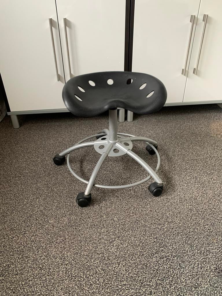 Verrijdbare bureaukruk - Niet verstelbaar, Ophalen of Verzenden, Gebruikt, Zwart, Bureaukruk