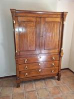 Prachtig Klein Antiek Eiken Empire Kabinet, Antiek en Kunst, Antiek | Meubels | Kasten, Ophalen