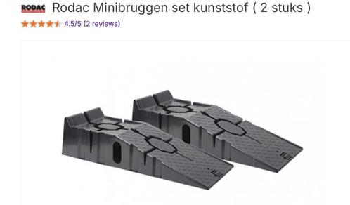 Rodac Minibruggen set kunststof ( 2 stuks ) - 1e set, Auto diversen, Autogereedschap, Zo goed als nieuw, Ophalen of Verzenden