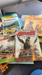 22 stripboeken:storm,lucky luke, kuifje,asterix,vaillant, Meerdere stripboeken, Ophalen of Verzenden, Gelezen