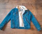 Fijne gevoerde denim jas 158-164cm, Ophalen of Verzenden, Zo goed als nieuw, Maat 34 (XS) of kleiner, Blauw