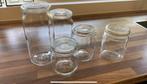 Inmaakglazen weckpotten inmaakpot - vegla en le meilleur, Huis en Inrichting, Ophalen, Zo goed als nieuw, Glas, Overige typen