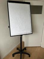 Flipover whiteboard op wielen verstelbaar, Ophalen, Zo goed als nieuw, Whiteboard