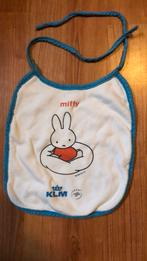 Nijntje Miffy KLM Skyteam slabbetje, Kinderen en Baby's, Ophalen of Verzenden, Zo goed als nieuw
