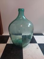 Groene bolfles wijngisting fles 25 liter met rieten mand, Ophalen, Gebruikt