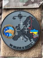 Pvc embleem 306 SQN reapers gouden uitvoering WBIG, Verzamelen, Verzenden, Luchtmacht, Nederland, Embleem of Badge