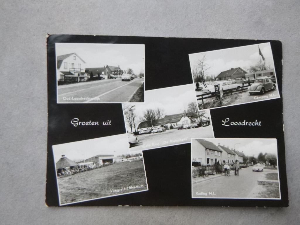 Loosdrecht, vliegveld Hilversum/camping N.L. Rading 1973, Verzenden