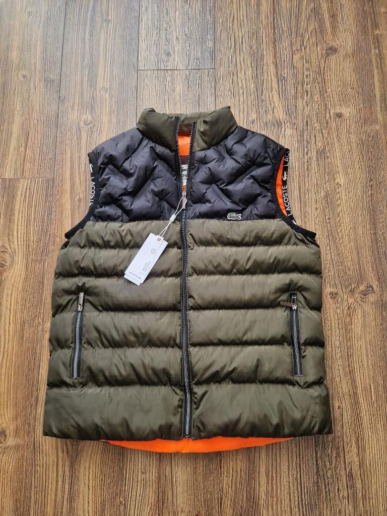 LACOSTE Ongelooflijk heren gewatteerd vest, Kleding | Heren, Jassen | Winter, Lacoste, Ophalen of Verzenden, Groen, Maat 56/58 (XL)