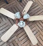 Plafond ventilator met 3 lampen, Ophalen, Gebruikt, Plafondventilator