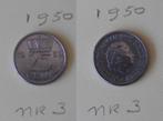 Kwartjes jaren 50, Verzenden, Koningin Juliana, 25 cent, Losse munt