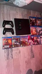 PS4 slim 1TB + spellen, Spelcomputers en Games, Games | Sony PlayStation 4, Zo goed als nieuw, Ophalen