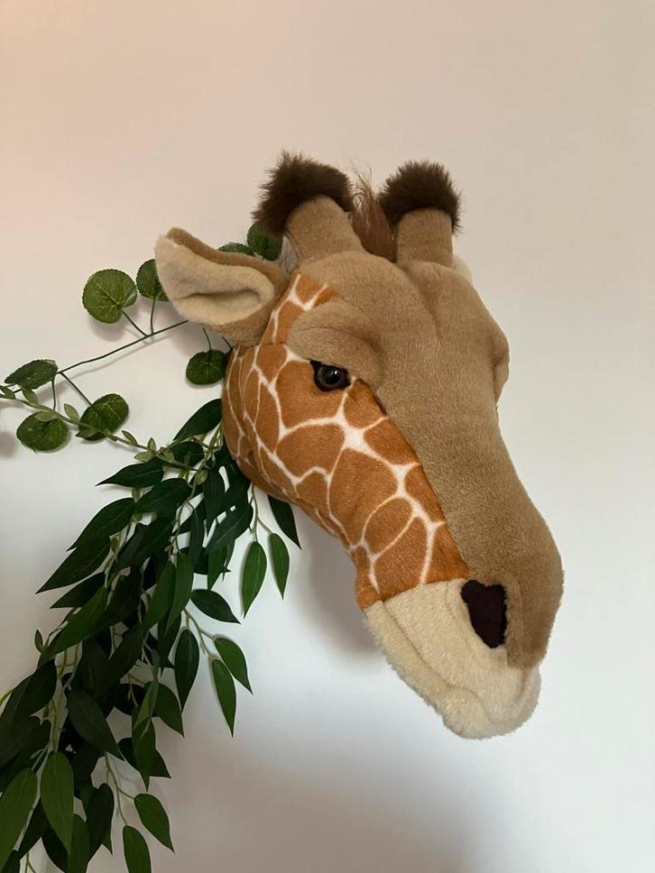Wild & Soft Dierenkop Giraffe - Kinderkamer Decoratie, Huis en Inrichting, Woonaccessoires | Wanddecoraties, Zo goed als nieuw