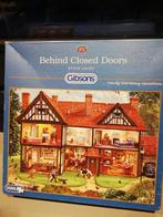 Gibsons puzzel Behind closed doors, 1000 stukjes, Ophalen of Verzenden, 500 t/m 1500 stukjes, Zo goed als nieuw, Legpuzzel
