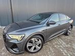 Audi E-tron Sportback 50 Quattro S-Line SOH 93%  2020 Grijs, Automaat, 1800 kg, Zwart, 71 kWh