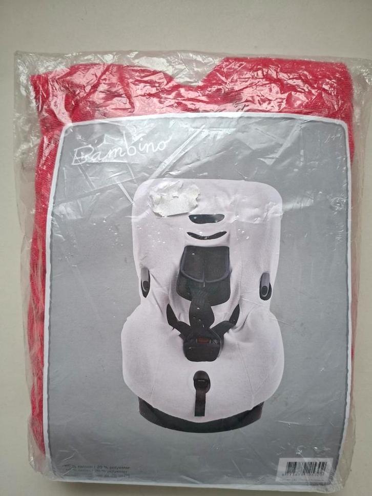 Autostoel beschermhoes nieuw rosé badstof merk Bambino Kruid, Kinderen en Baby's, Overige Kinderen en Baby's, Nieuw, Ophalen of Verzenden