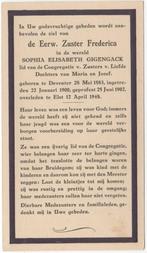 zr. Sophia Gigengack 1883 Deventer + 1948 Elst, 64 jaar, Verzamelen, Verzenden