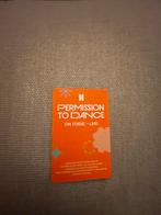 Jimin Permission to Dance Photocard - Echt!, Ophalen, Zo goed als nieuw