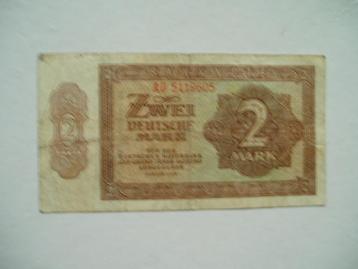 1228. Oost Duitsland, 2 deutsche mark 1948. beschikbaar voor biedingen