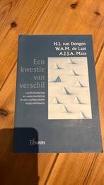 H.J. van Dongen - Een kwestie van verschil, Ophalen of Verzenden, H.J. van Dongen, Management, Zo goed als nieuw