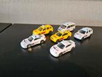 6x auto politie ambulance HO spoor trein 1:87, Ophalen of Verzenden, Gebruikt, Auto