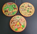 3 oude, vintage Simple puzzels €7,50, Verzamelen, Ophalen of Verzenden, Gebruikt