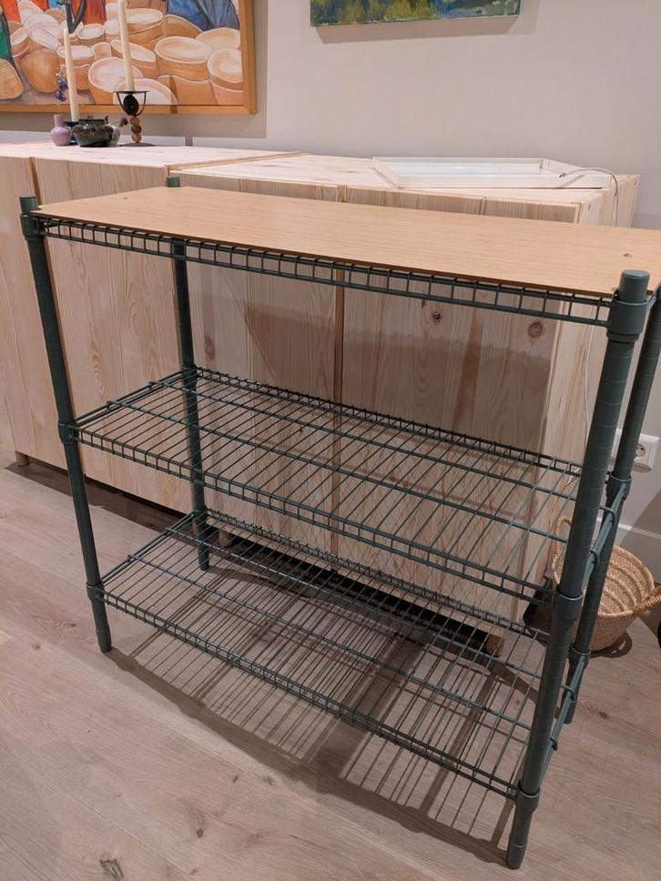 Ikea Omar rek, Huis en Inrichting, Kasten | Stellingkasten, Zo goed als nieuw, Ophalen