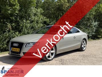 Audi A5 3.0 TDI  Coupe Quattro AUT 2009 Grijs standkachel beschikbaar voor biedingen