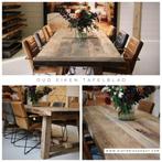 Oud eiken tafelblad - Tafelbladen - Eetkamertafels - Tafel, Ophalen, Nieuw, 250 cm of meer, Planken