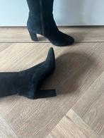 Zwarte Suede Overknees Laarzen - Maat 40, Kleding | Dames, Schoenen, Ophalen of Verzenden, Zo goed als nieuw, Zwart, Hoge laarzen