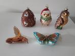 Kerstornament. Uil kolibrie/ vogel vlinder bij/ bijenkorf, Ophalen, Zo goed als nieuw