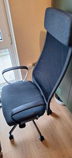 Bureaustoel IKEA Markus, Huis en Inrichting, Ophalen, Zwart, Zo goed als nieuw, Bureaustoel