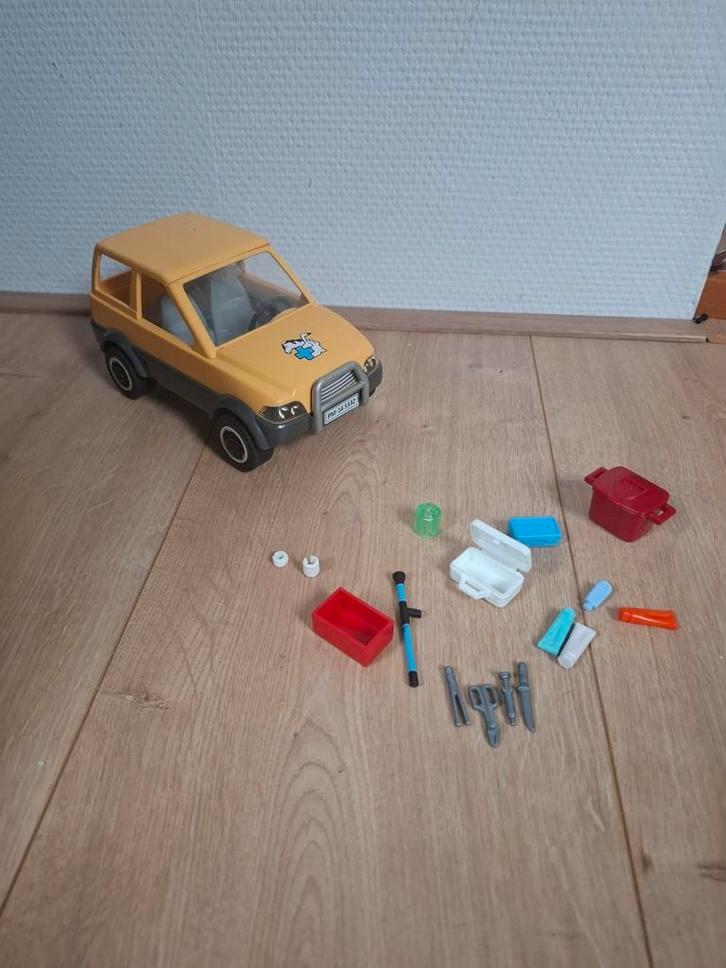 Playmobil Dierenarts Auto met Accessoires, Kinderen en Baby's, Speelgoed | Overig, Gebruikt, Jongen of Meisje, Ophalen of Verzenden