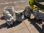 Gratis tuinbeelden en plantenpot, Ophalen, Gebruikt, Beton, Dierenbeeld