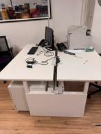 2x Verstelbaar slinger Bureau (180x80cm) - Zaandam, Huis en Inrichting, Bureaus, Ophalen, Gebruikt, Bureau